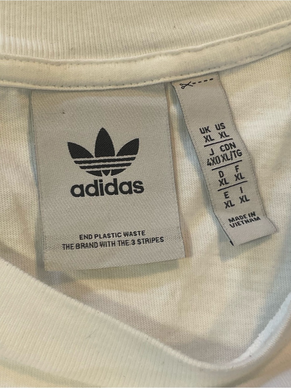 adidas White Long Sleeve Tee with Pink Graphic and Green Accents - Picture 3 of 6